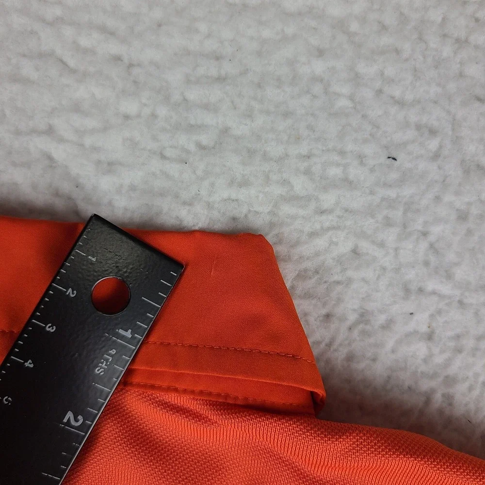 RLX Ralph Lauren‎ Polo Shirt Mens Large Dark Orange Performance Golf Pocket *